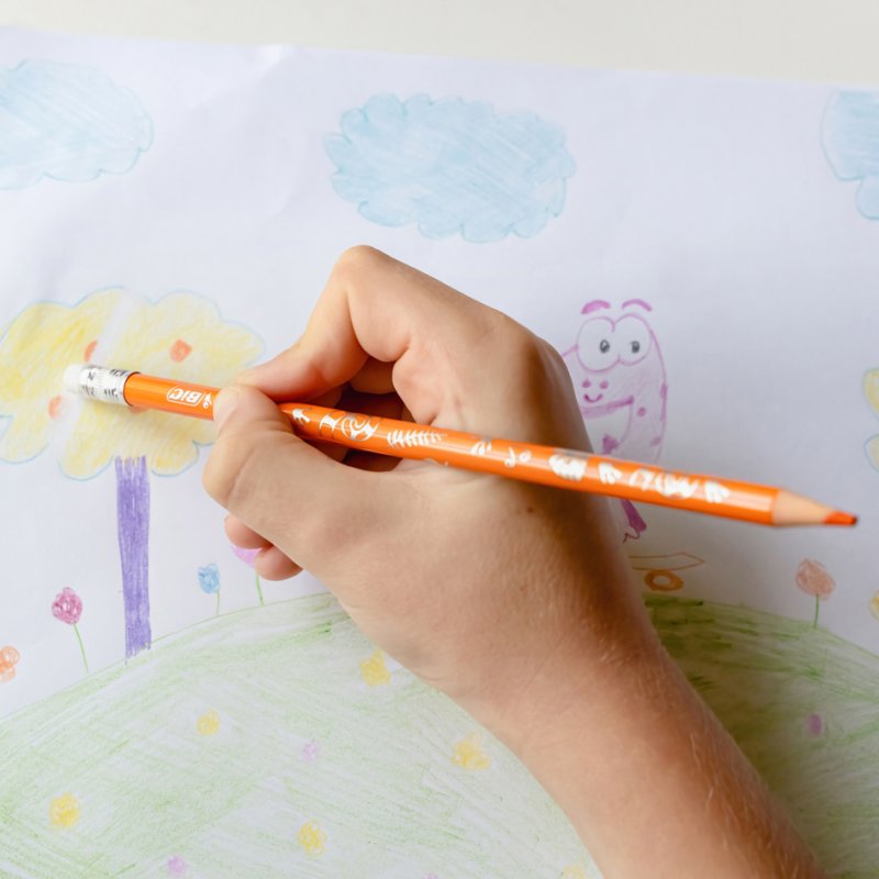 BIC Kids kleurpotloden Evolution Illusion, uitwisbaar, 2,8 mm, 24 stuks